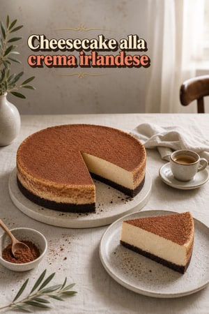 Cheesecake alla crema irlandese