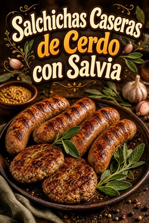 Salchichas Caseras de Cerdo con Salvia y Ajo: Receta Artesanal