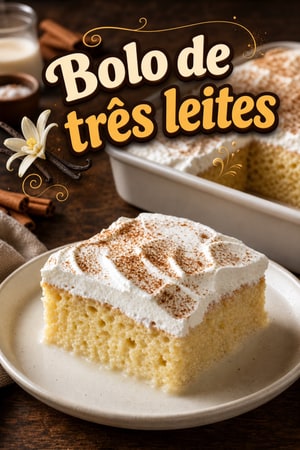 Bolo tres leches
