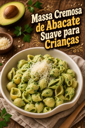 Massa Cremosa de Abacate Suave para Crianças Pequenas