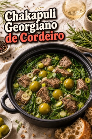 Autêntico Chakapuli: Guisado Georgiano de Cordeiro e Estragão