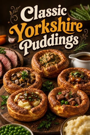 Classic Yorkshire Puddings — Light, Crispy & Fluffy