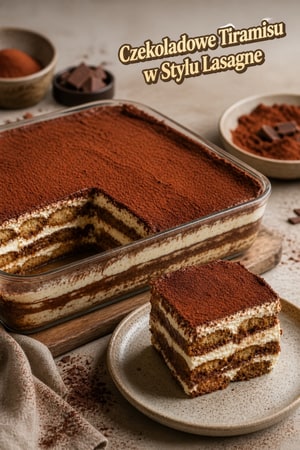 Luksusowa Lasagna Czekoladowo-Tiramisu