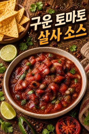 구운 토마토의 풍미가 살아있는 홈메이드 살사 소스 만들기