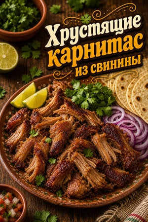 Хрустящая свинина Карнитас: мексиканская классика