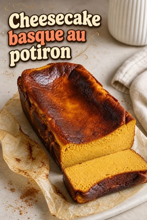 Cheesecake basque au potiron