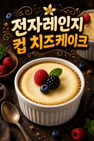 초간단 전자레인지 컵 치즈케이크 만들기: 10분 완성 레시피