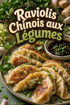 Raviolis Chinois aux Légumes et Gingembre (Gyoza Maison)