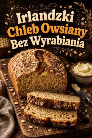 Prosty irlandzki chleb owsiany na jogurcie - bez wyrabiania