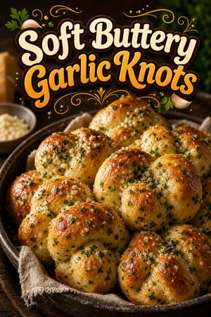 Soft and Buttery Garlic Knots with Fresh Herbs
