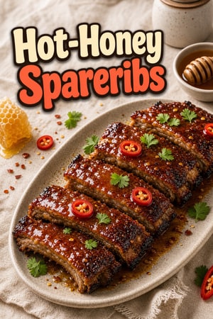Hot Honey Spareribs aus dem Schnellkochtopf – scharf & süß
