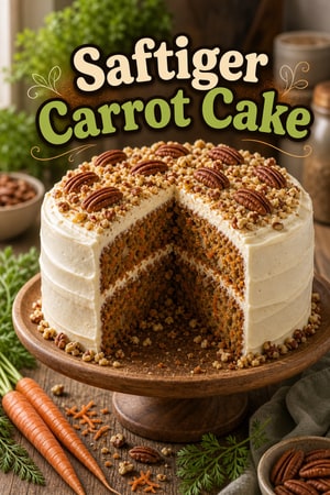 Ultimativer Carrot Cake mit cremigen Frischkäse-Frosting