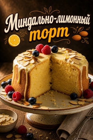 Gâteau de Pâques — классический миндально-лимонный торт