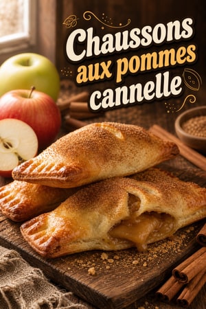 Pochons de tarte aux pommes beurrés à croûte cannelle