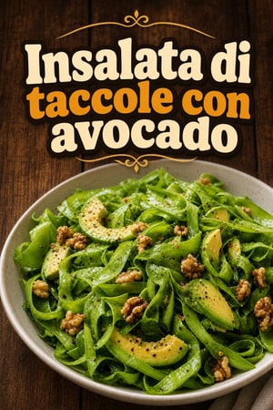 Insalata di taccole con avocado