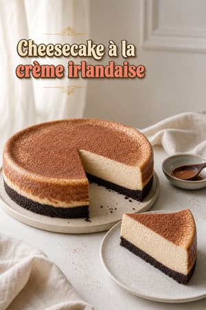 Cheesecake à la crème irlandaise