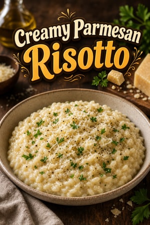 Instant Pot Creamy Parmesan Risotto with Garlic and Herbs