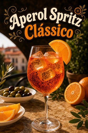 Aperol Spritz Clássico: O Coquetel Italiano de Verão