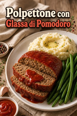 Polpettone Classico con Glassa di Pomodoro