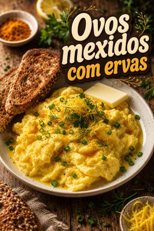 Ovos Mexidos Ultracremosos com Ervas e Toque Curativo