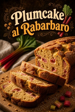 Pane Dolce al Rabarbaro Umido con Crosta alla Cannella