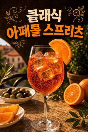 클래식 아페롤 스프리츠 레시피: 이탈리아의 여름을 담은 최고의 칵테일