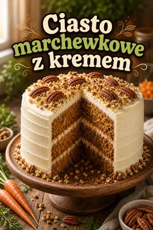 Najlepsze ciasto marchewkowe z kremem z serka