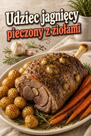 Ziołowy gigot d'agneau — wielkanocny udziec jagnięcy