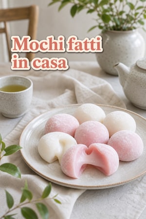 Mochi Fatto in Casa: Palline di Riso Giapponesi Morbide e Gommose
