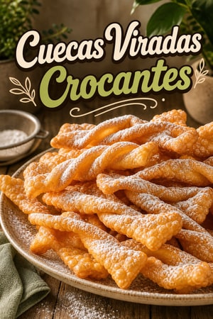 Asas de Anjo Crocantes (Cuecas Viradas) Tradicionais