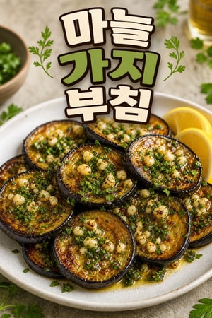 마늘 가지 부침