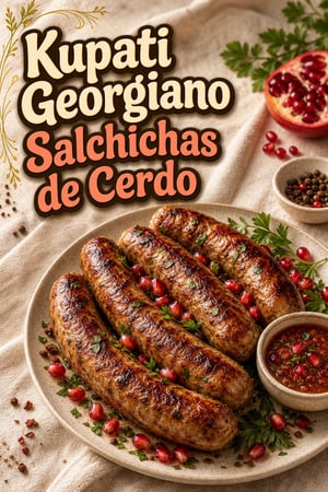 Kupati Georgiano Auténtico: Salchichas de Cerdo Especiadas