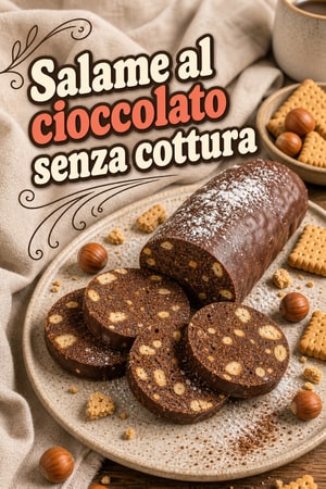 Salame al cioccolato senza cottura: ricetta facile e veloce