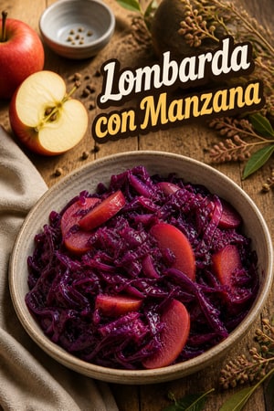 Lombarda Braseada con Manzana: Receta Dulce y Agridulce
