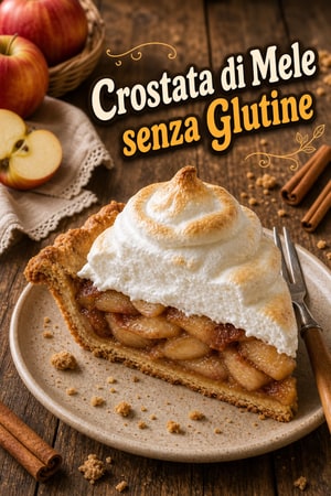 Crostata di Mele Senza Glutine con Crema Soufflé