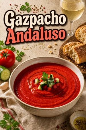 Gazpacho Spagnolo Autentico e Rinfrescante con Erbe Fresche