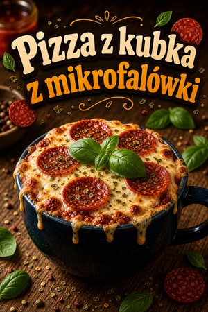 Pizza w kubku (mikrofalówka) — szybka, na jedną porcję