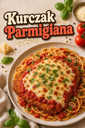 Klasyczny kurczak Parmigiana z domowym sosem marinara