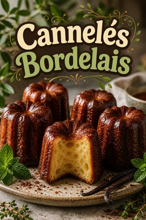 Véritables Cannelés Bordelais à la Vanille et au Rhum