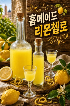 정통 홈메이드 리몬첼로 레시피: 집에서 즐기는 이탈리아의 햇살