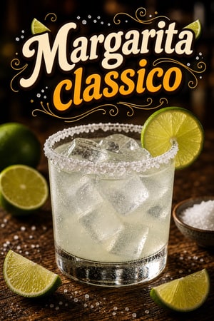 Margarita classica con lime fresco e bordo salato(originale)