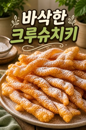 폴란드 전통 디저트, 입안에서 사르르 녹는 바삭한 엔젤 윙 크루슈치키 레시피
