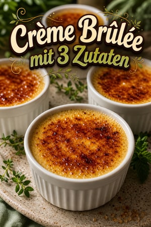 Creme Brûlée-Hack mit 3 Zutaten: Schnell & Einfach