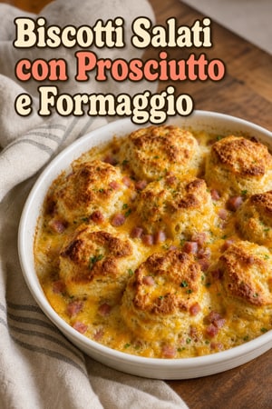 Biscotti al Burro con Prosciutto e Formaggio
