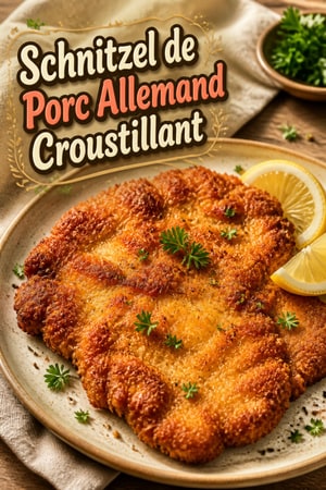 Authentique Schnitzel de Porc Allemand : La Recette Croustillante