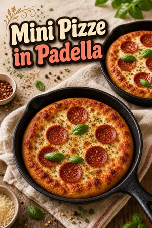 Mini Pizze in Padella di Ghisa: Croccanti e Veloci