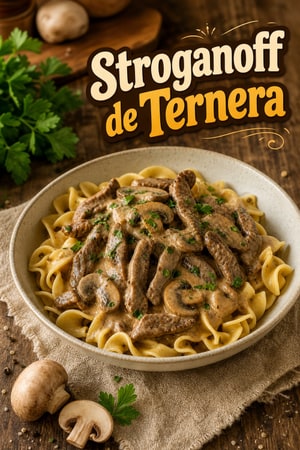 Stroganoff de Ternera con Tallarín de Huevo
