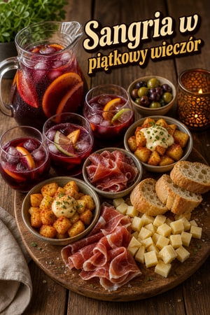 Sangria w piątkowy wieczór z hiszpańskimi tapas