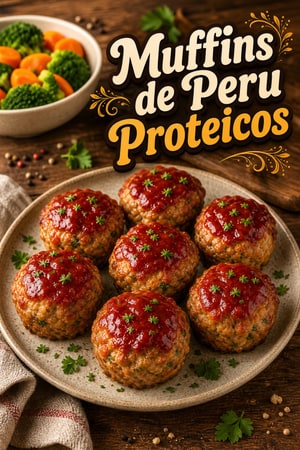 Mini Muffins de Peru: Jantar Proteico e Saudável para Crianças