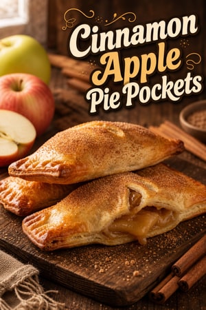 Buttery Apple Pie Pockets with Cinnamon Sugar Crust